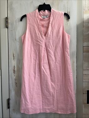 Tommy Bahama sleeveless linen-blend shift dress Pink Small